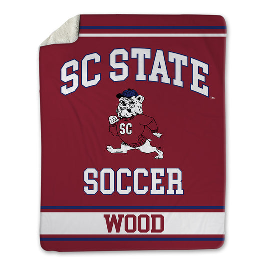 SCSU - NCAA Women's Soccer : Jenai Wood - Blanket-0