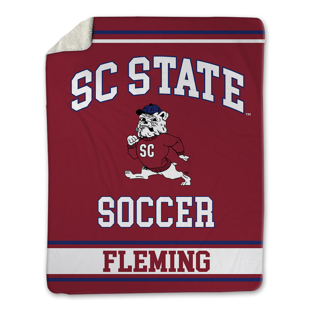 SCSU - NCAA Women's Soccer : Emma Fleming - Blanket-0