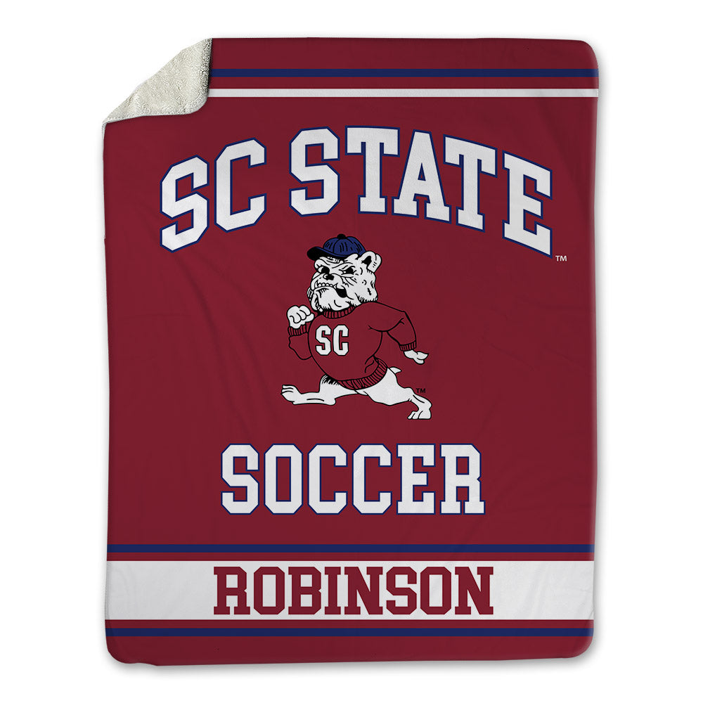 SCSU - NCAA Women's Soccer : Sydnee-Symone Robinson - Blanket-0