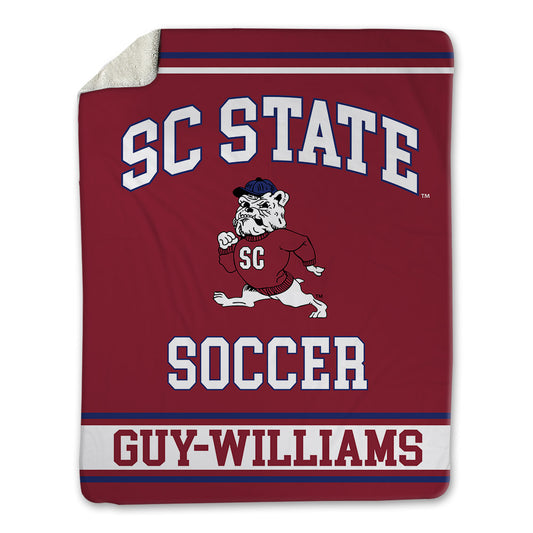 SCSU - NCAA Women's Soccer : Denive Guy-Williams Guy-Williams - Blanket-0