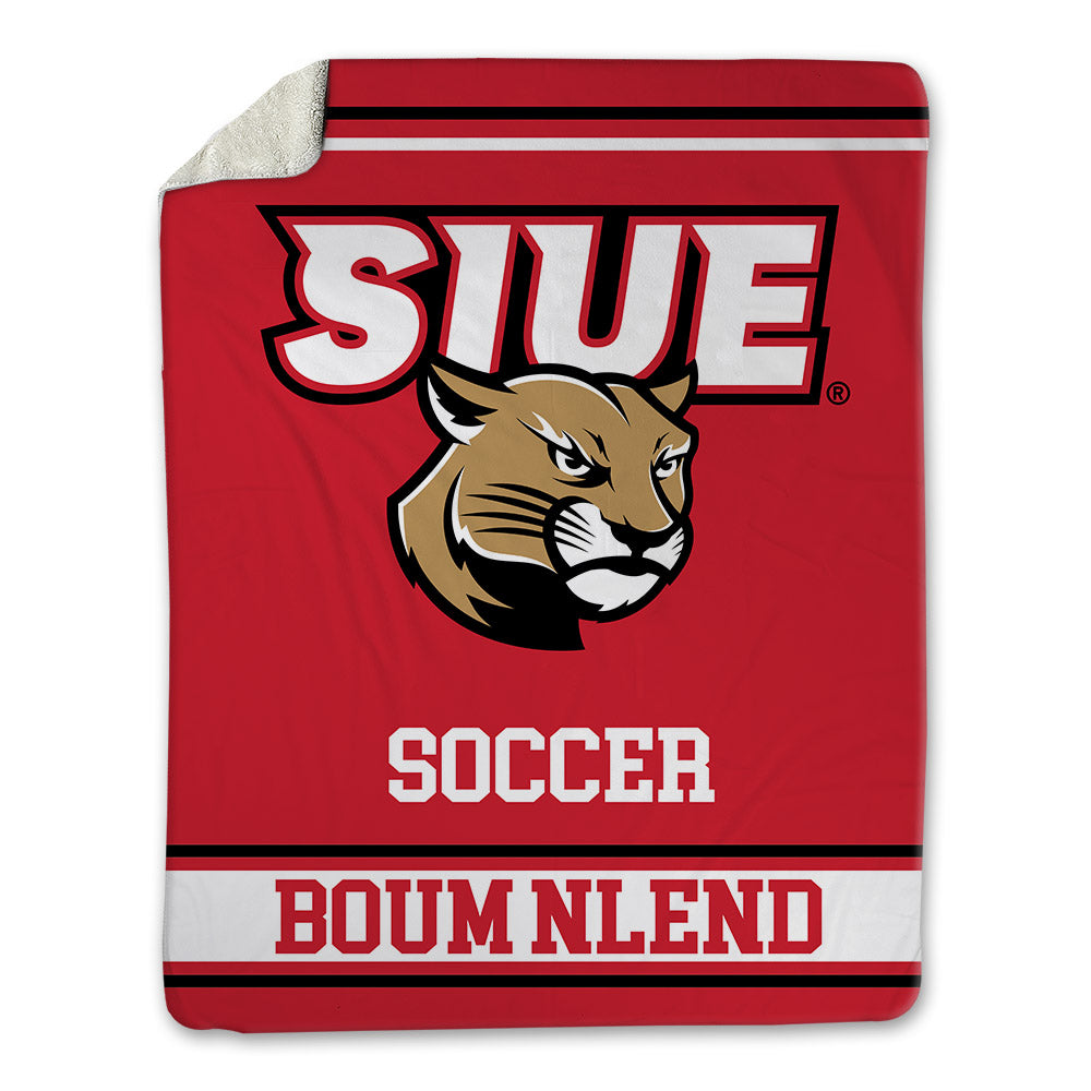 SIUE - NCAA Men's Soccer : Amos Boum Nlend - Blanket-0