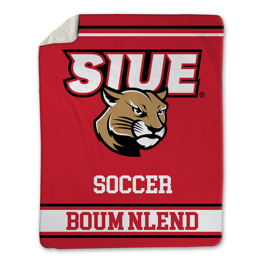SIUE - NCAA Men's Soccer : Amos Boum Nlend - Blanket-0