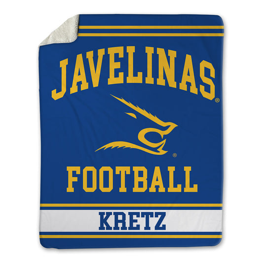 TAMUK - NCAA Football : Christian Kretz - Blanket-0