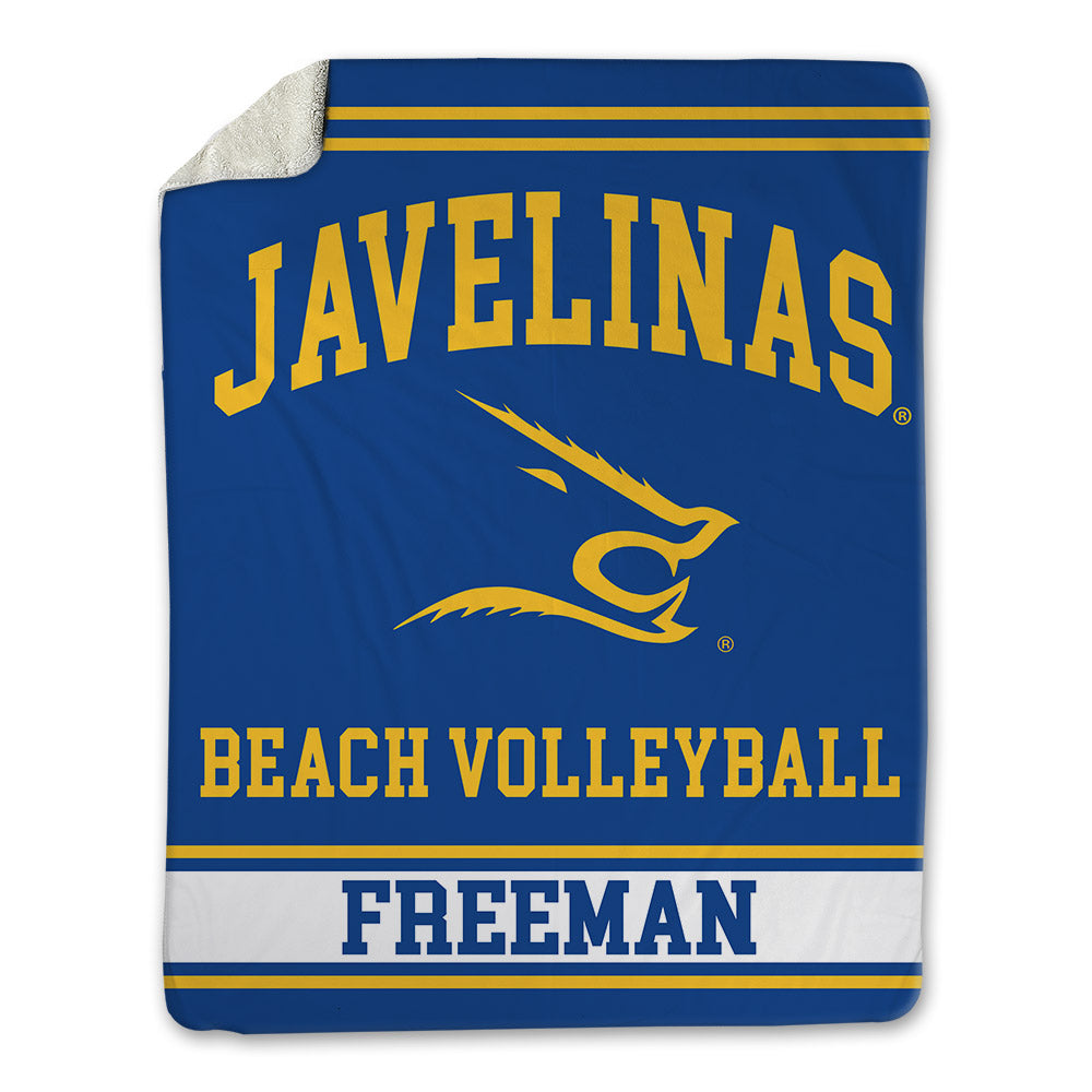 TAMUK - NCAA Beach Volleyball : Callie Freeman - Blanket-0