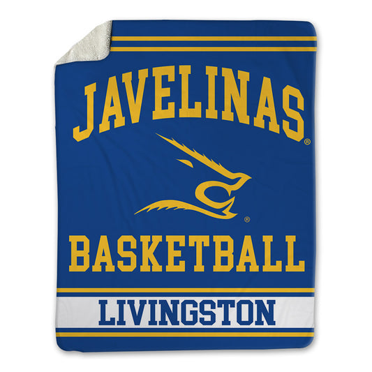 TAMUK - NCAA Men's Basketball : James Livingston - Blanket-0