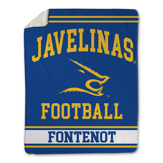 TAMUK - NCAA Football : Levi Fontenot - Blanket-0