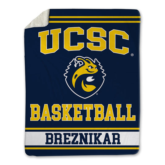 UCSC - NCAA Men's Basketball : Caden Breznikar - Blanket-0
