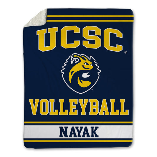UCSC - NCAA Men's Volleyball : Nick Nayak - Blanket-0