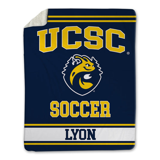 UCSC - NCAA Men's Soccer : Chad Lyon - Blanket-0
