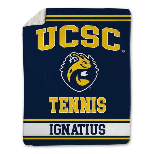 UCSC - NCAA Men's Tennis : Darren Ignatius - Blanket-0