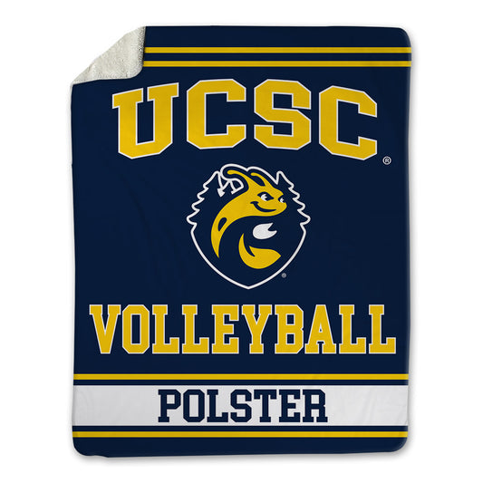 UCSC - NCAA Men's Volleyball : David Polster - Blanket-0