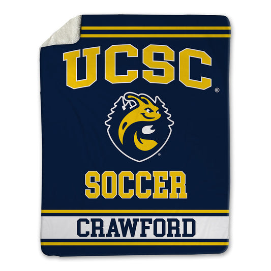 UCSC - NCAA Men's Soccer : Zander Crawford - Blanket-0