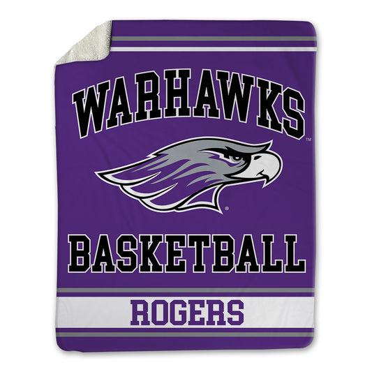 UW-Whitewater - NCAA Men's Basketball : Rashad Rogers - Blanket-0