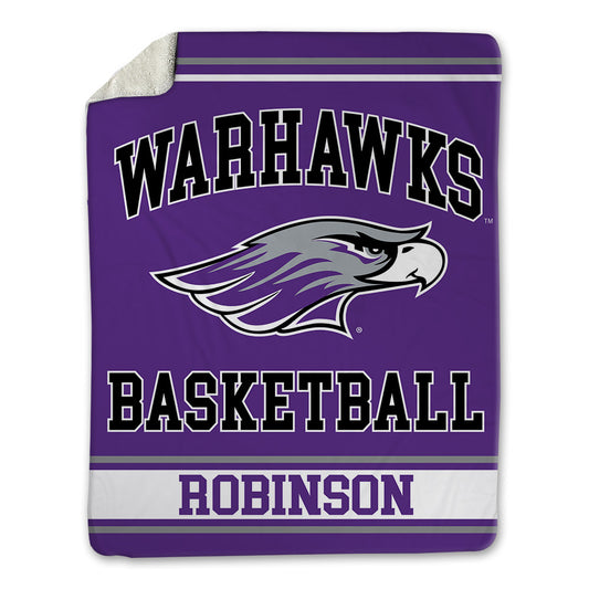 UW-Whitewater - NCAA Men's Basketball : Isaiah Robinson - Blanket-0