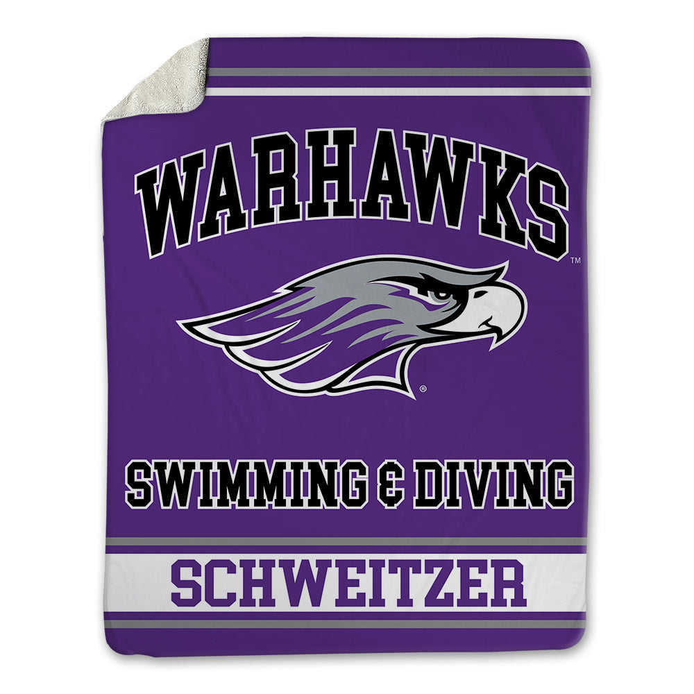UW-Whitewater - NCAA Women's Swimming & Diving : Jersey Schweitzer - Blanket-1