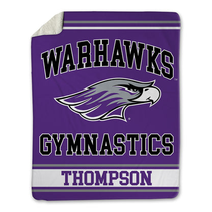 UW-Whitewater - NCAA Women's Gymnastics : Eliana Thompson - Blanket-0