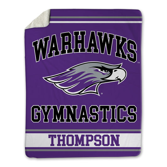 UW-Whitewater - NCAA Women's Gymnastics : Eliana Thompson - Blanket-0