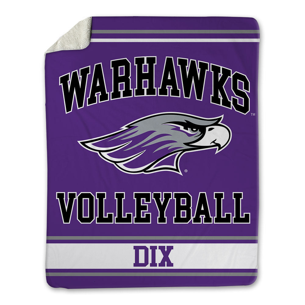 UW-Whitewater - NCAA Women's Volleyball : Abbie Dix - Blanket-1