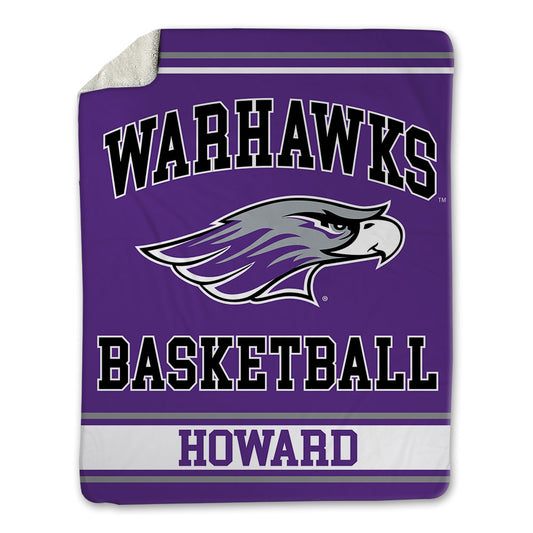 UW-Whitewater - NCAA Men's Basketball : Zay Howard - Blanket-0