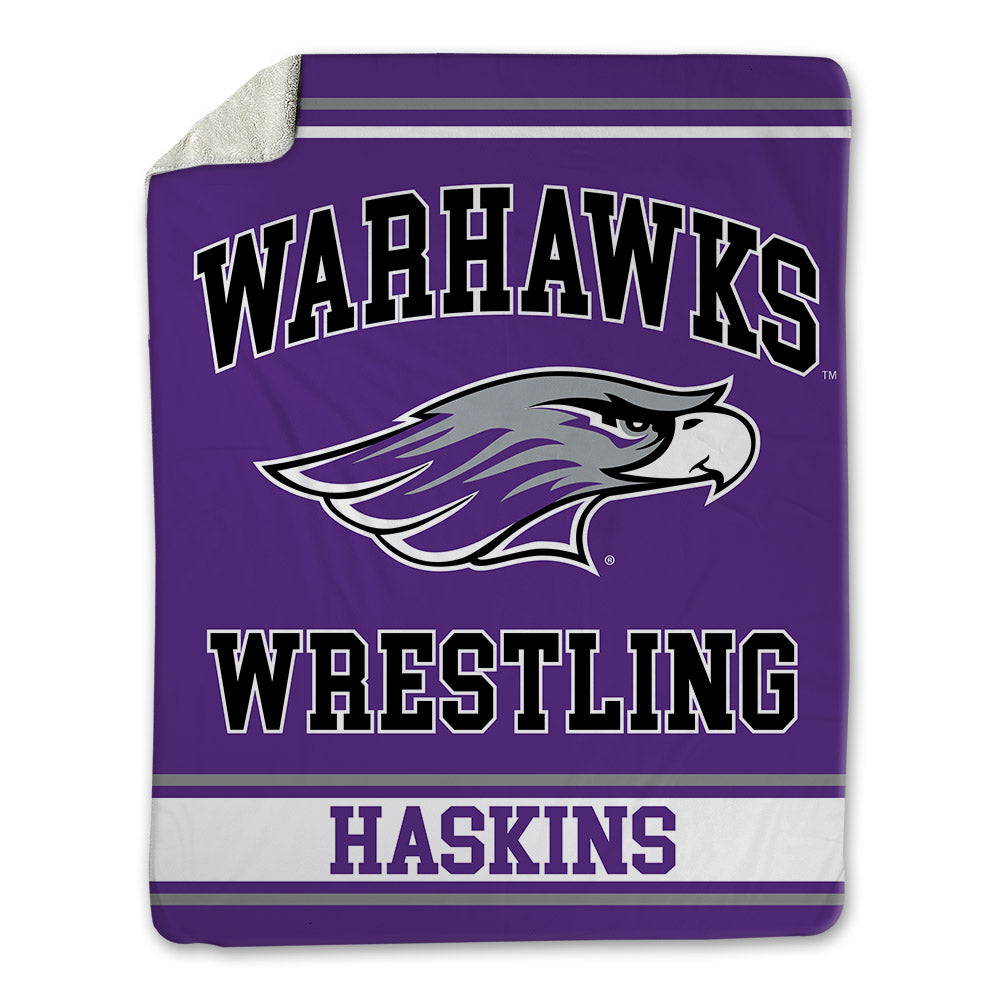 UW-Whitewater - NCAA Wrestling : Maximus Haskins - Blanket-0