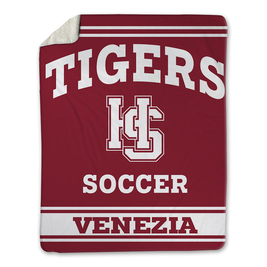 HSC - NCAA Men's Soccer : Holt Venezia - Blanket-0