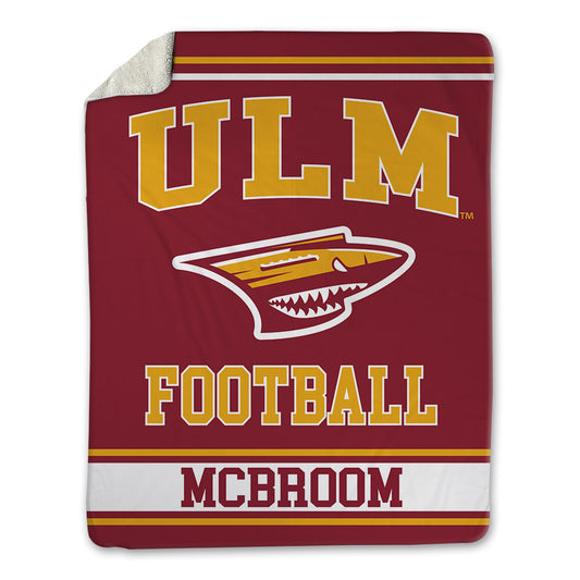 ULM - NCAA Football : Que McBroom - Blanket-0