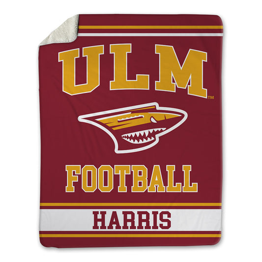 ULM - NCAA Football : Lynard Harris - Blanket-0