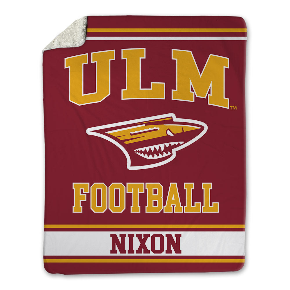 ULM - NCAA Football : Julian Nixon - Blanket-0