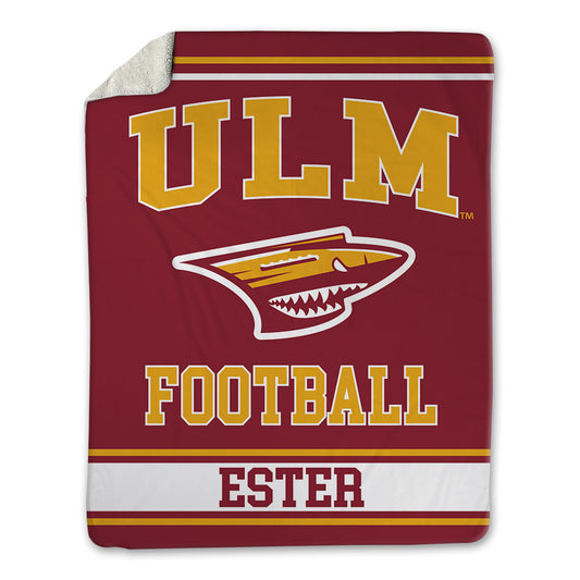 ULM - NCAA Football : Jyren Ester - Blanket-0