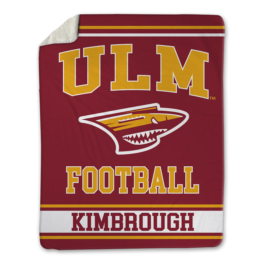 ULM - NCAA Football : Bryson Kimbrough - Blanket-0