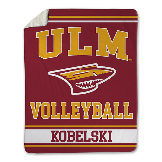 ULM - NCAA Women's Volleyball : Marissa Kobelski - Blanket-0