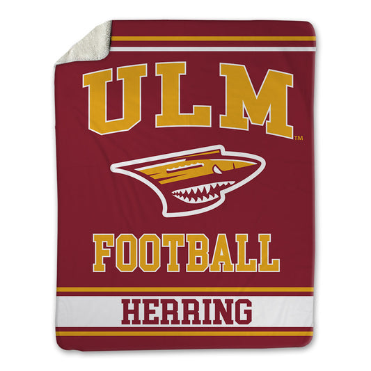 ULM - NCAA Football : Hagen Herring - Blanket-0