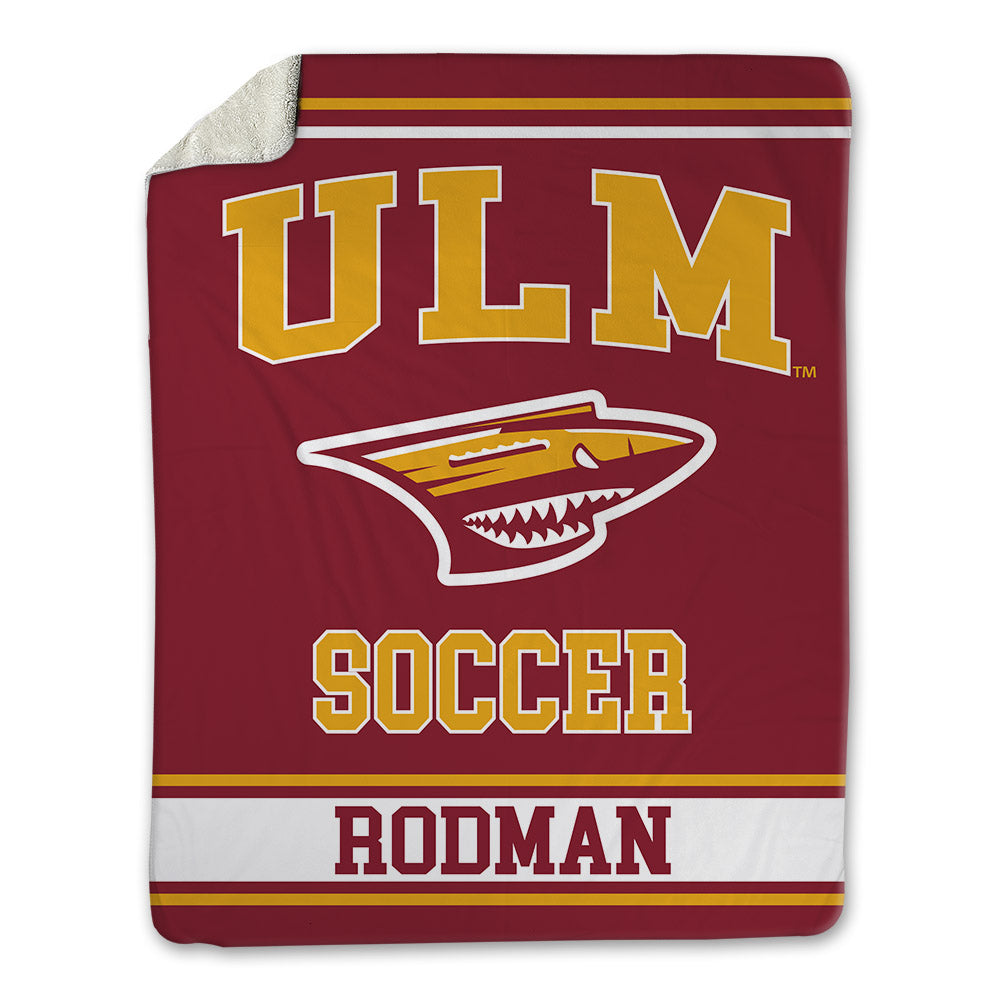 ULM - NCAA Women's Soccer : Kelly Rodman - Blanket-0