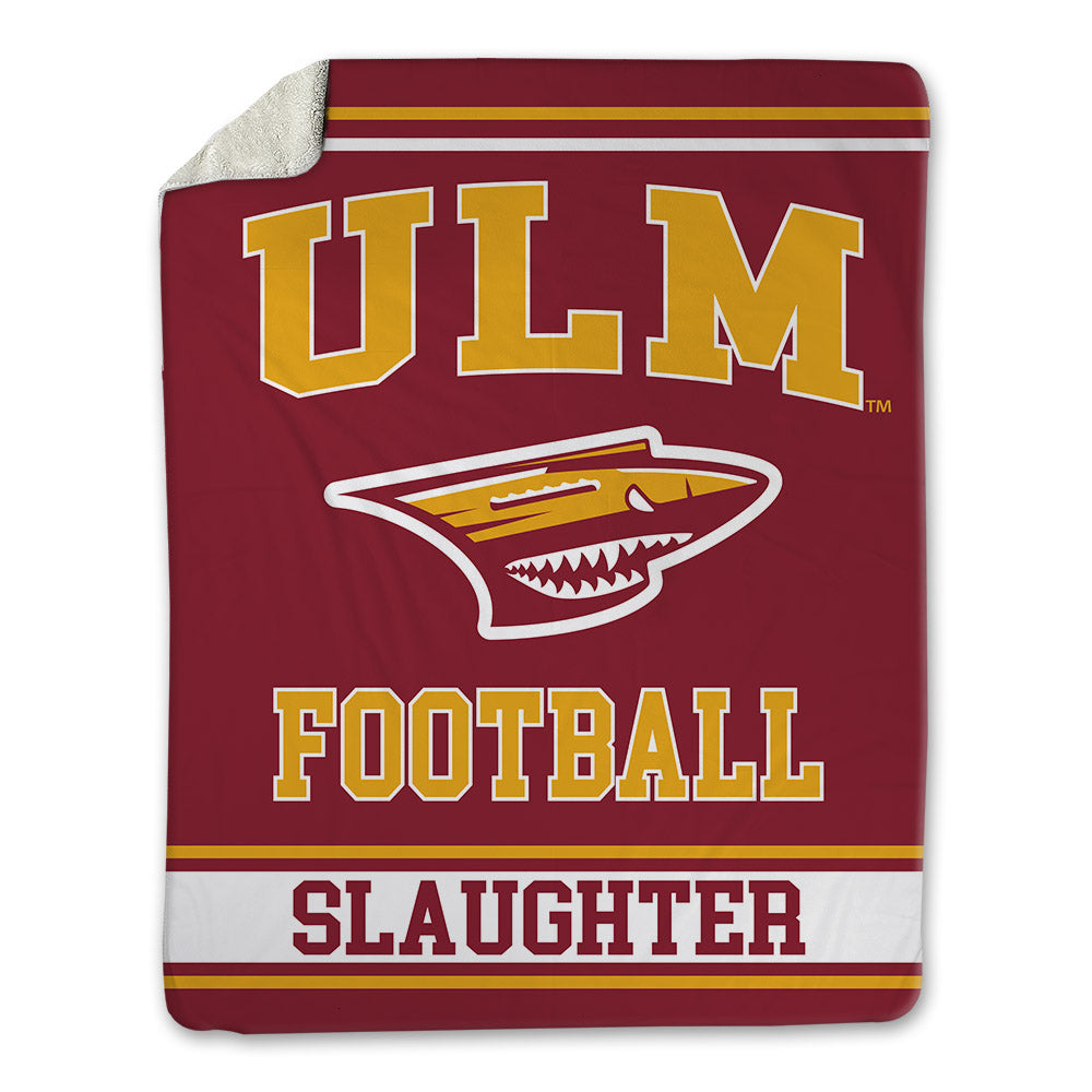 ULM - NCAA Football : Jameria Slaughter - Blanket-0