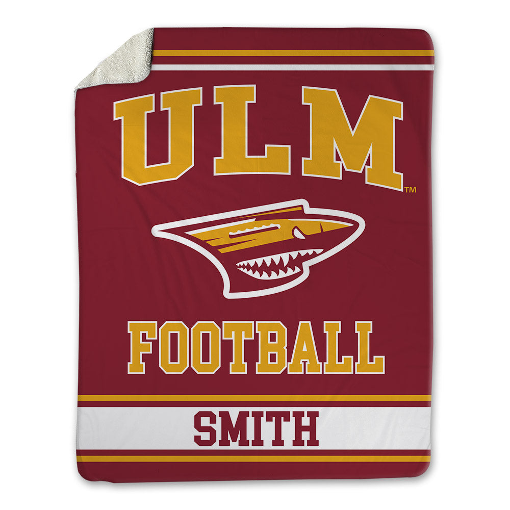 ULM - NCAA Football : Ozarrio Smith - Blanket-0