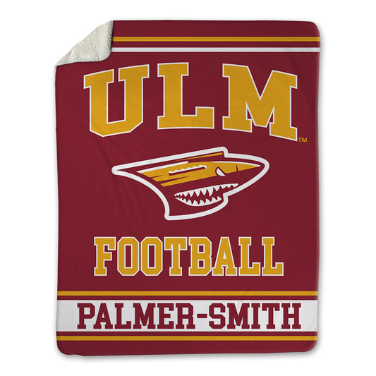 ULM - NCAA Football : Zachary Palmer-Smith - Blanket-0