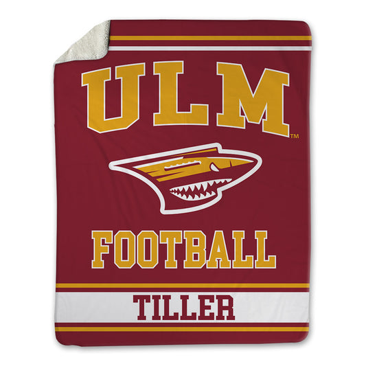 ULM - NCAA Football : Jabari Tiller - Blanket-0