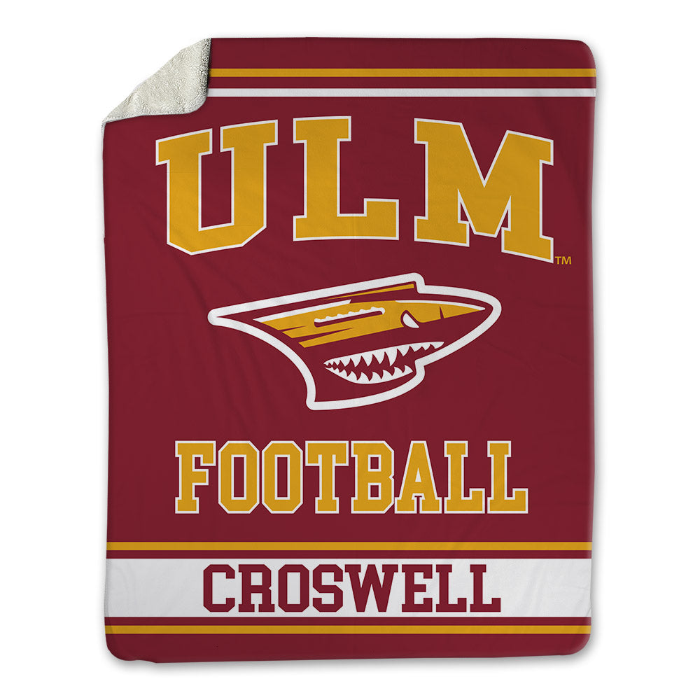 ULM - NCAA Football : Kaliem Croswell - Blanket-0