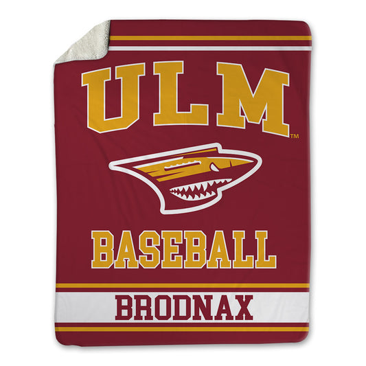 ULM - NCAA Baseball : Adam Brodnax - Blanket-0