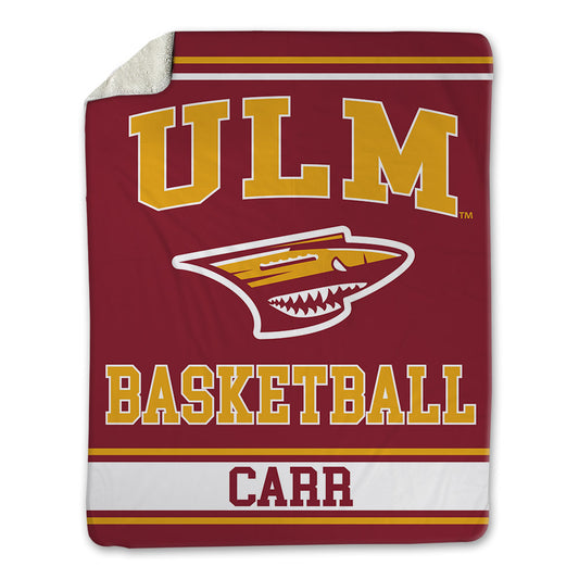 ULM - NCAA Men's Basketball : Lance Carr - Blanket-0