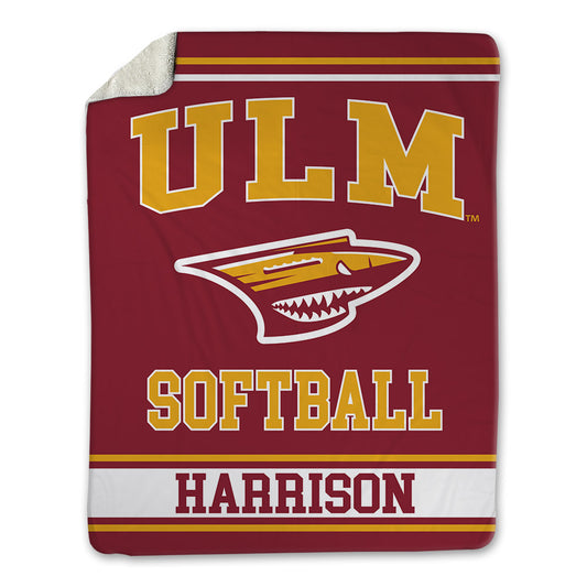 ULM - NCAA Softball : Tessara Harrison - Blanket-0