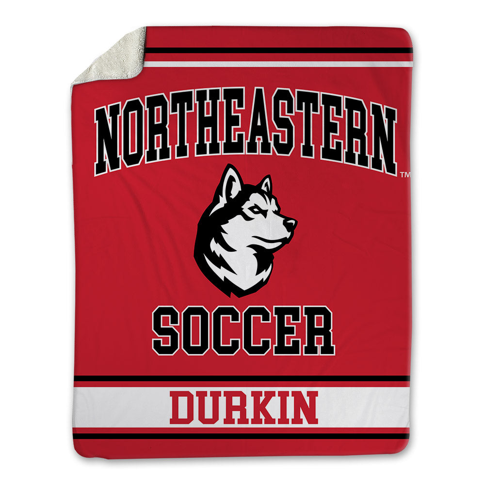 Northeastern - NCAA Women's Soccer : Bridget Durkin - Blanket-0
