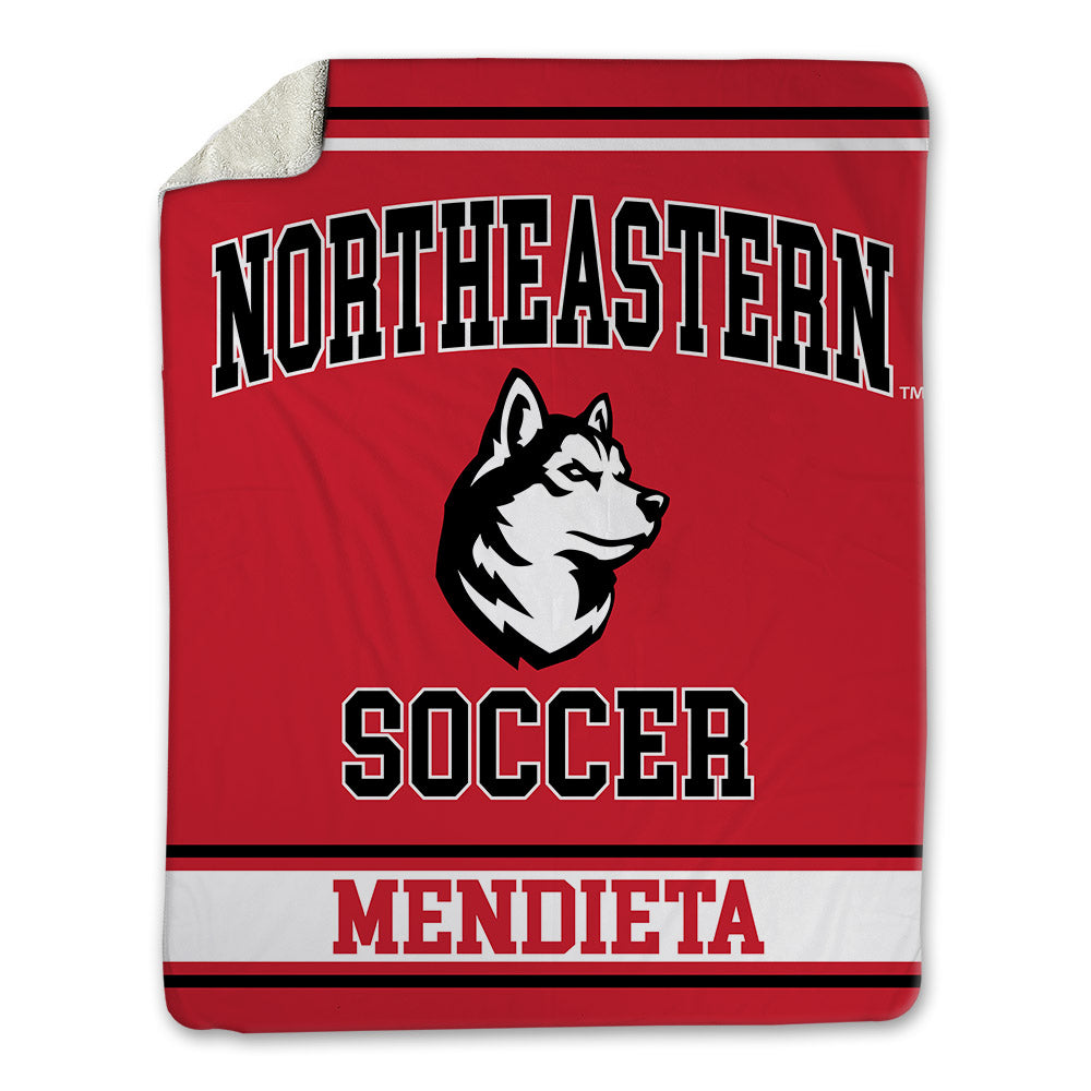 Northeastern - NCAA Men's Soccer : Augustus Mendieta - Blanket-0