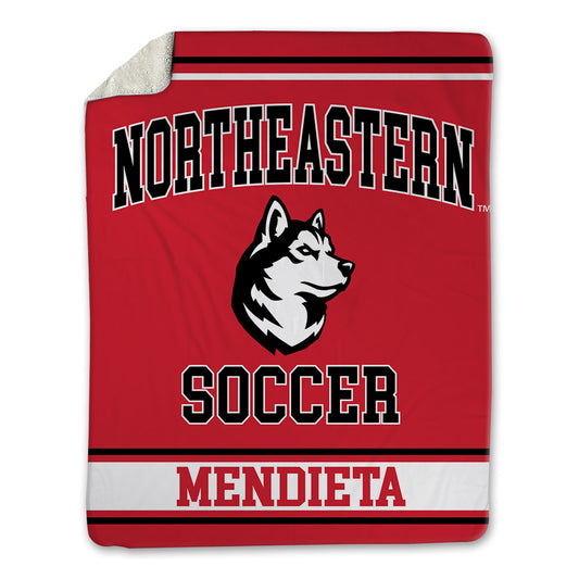 Northeastern - NCAA Men's Soccer : Augustus Mendieta - Blanket-0