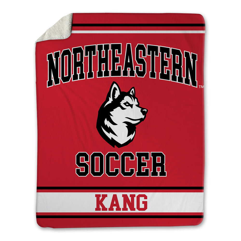 Northeastern - NCAA Men's Soccer : Ethan Kang - Blanket-0