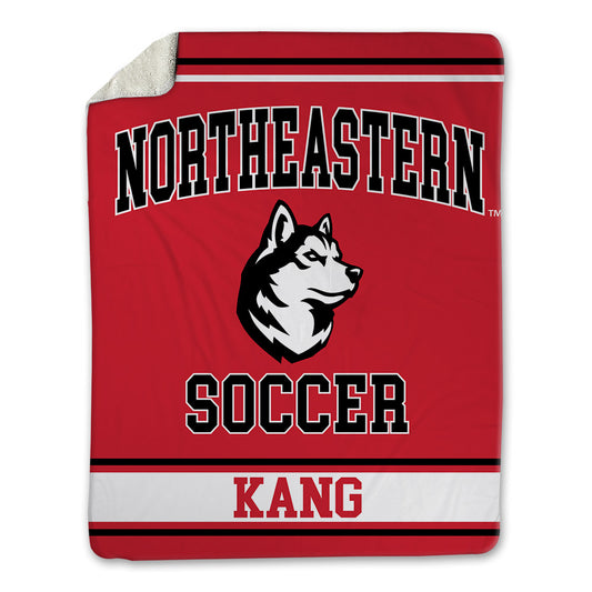 Northeastern - NCAA Men's Soccer : Ethan Kang - Blanket-0