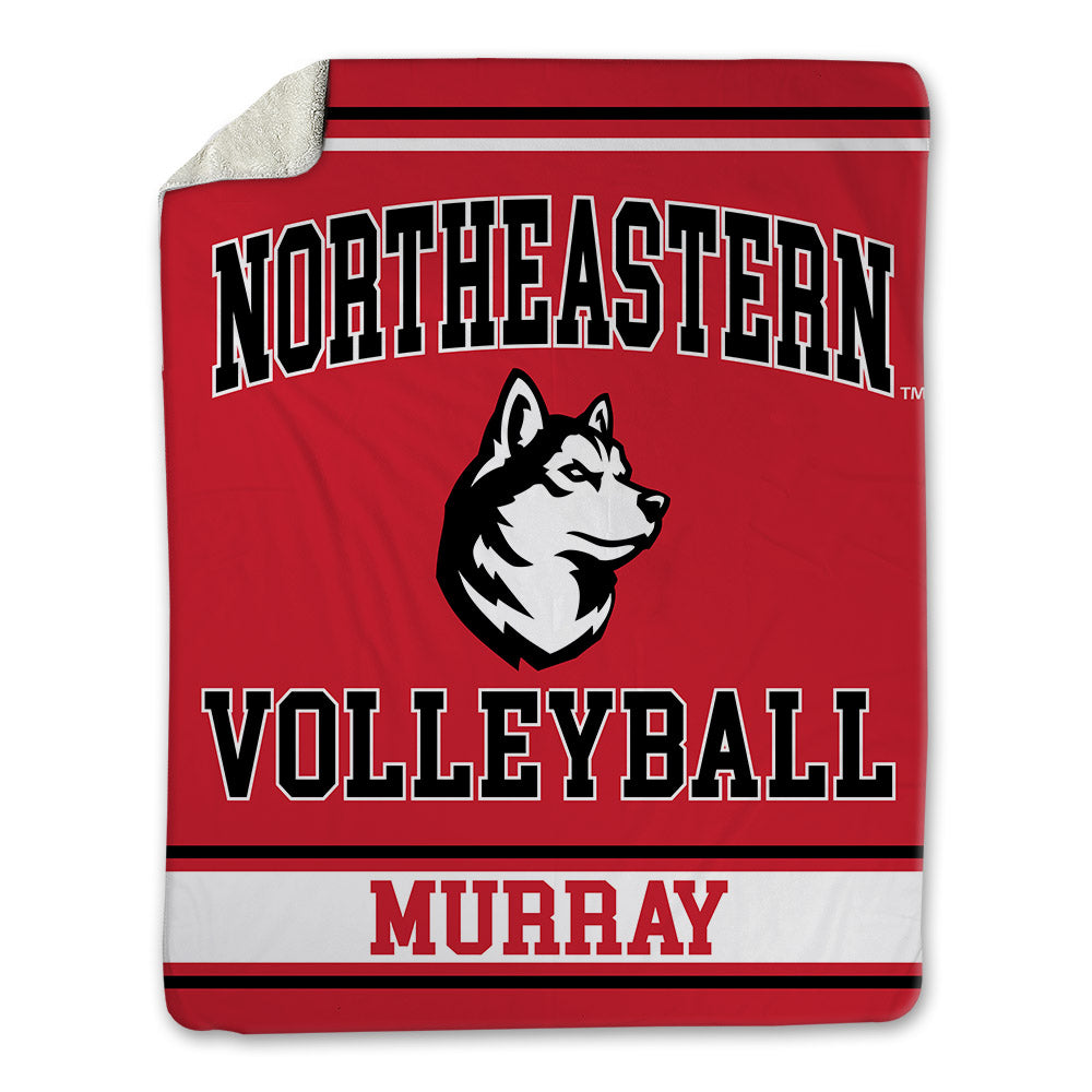 Northeastern - NCAA Women's Volleyball : Barbara Murray - Blanket-0