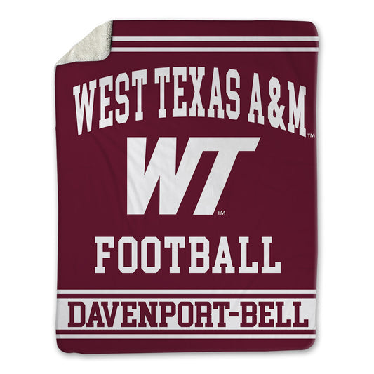WTAMU - NCAA Football : Isaiah Davenport-bell - Blanket-0