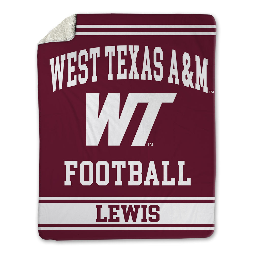 WTAMU - NCAA Football : Tyreke Lewis - Blanket-0