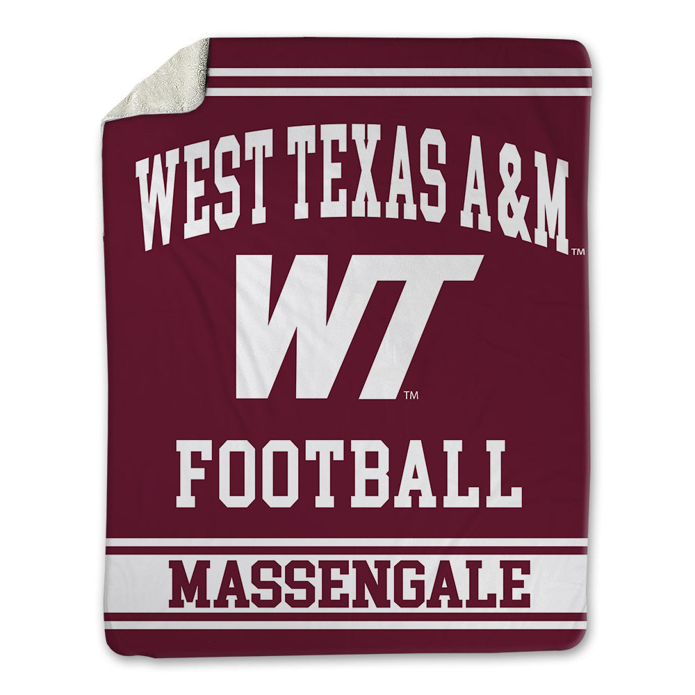 WTAMU - NCAA Football : Braeden Massengale - Blanket-0